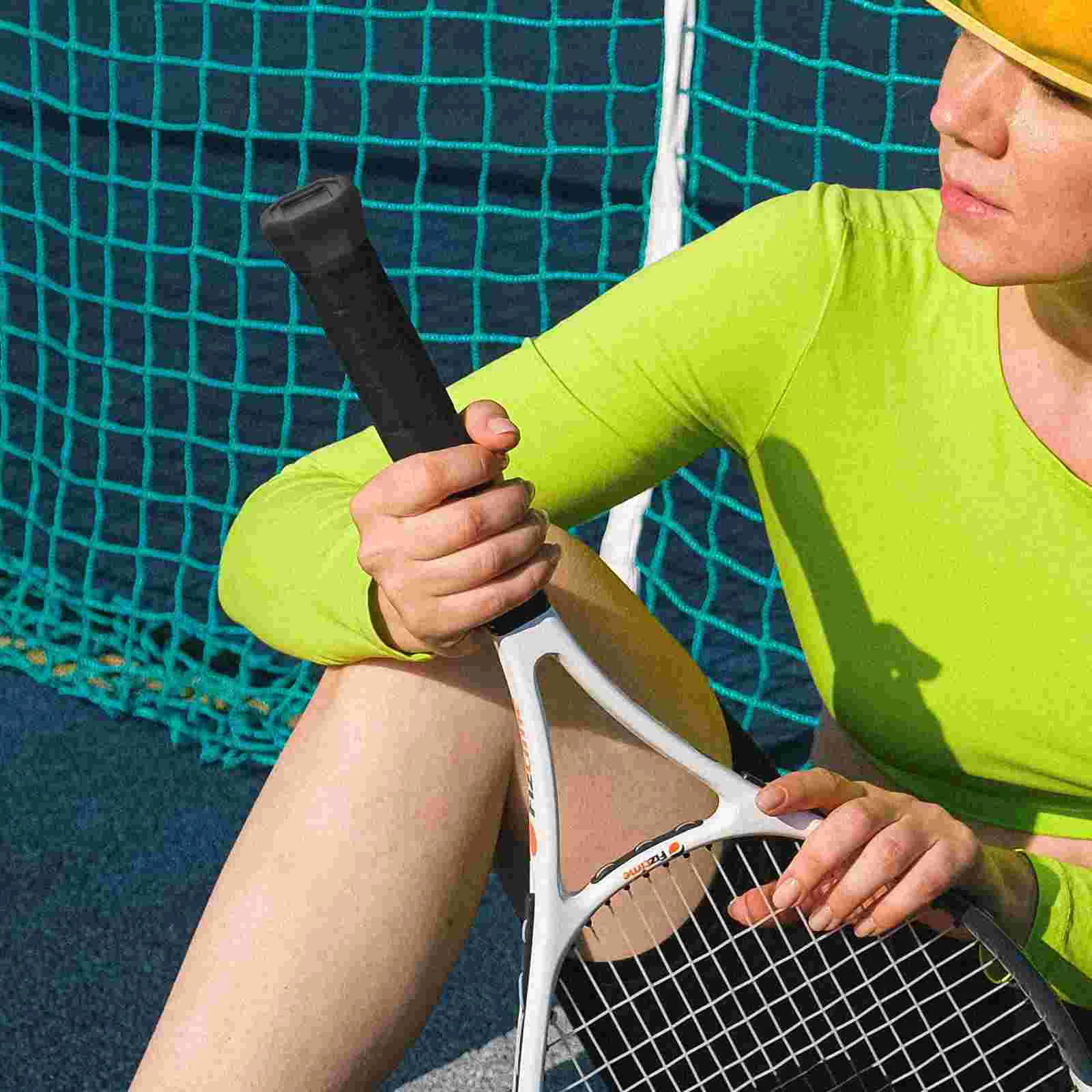 Tennisracket Rugdekking Toevoer Bodemdoppen Plastic Handvat Handgreep Einde Beschermend Voor Anti-Slip Racket