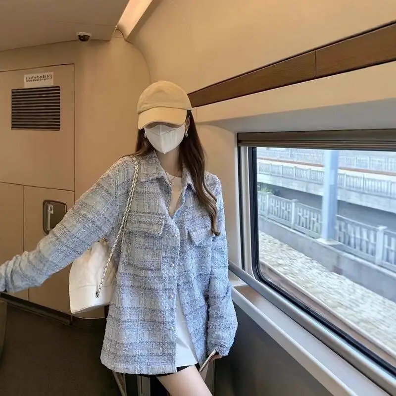 Fashionable Trendy Women's Outerwear New Style Temperament Korean Version Spicy Girl Simple Casual Loose Tops Comfortable Soft