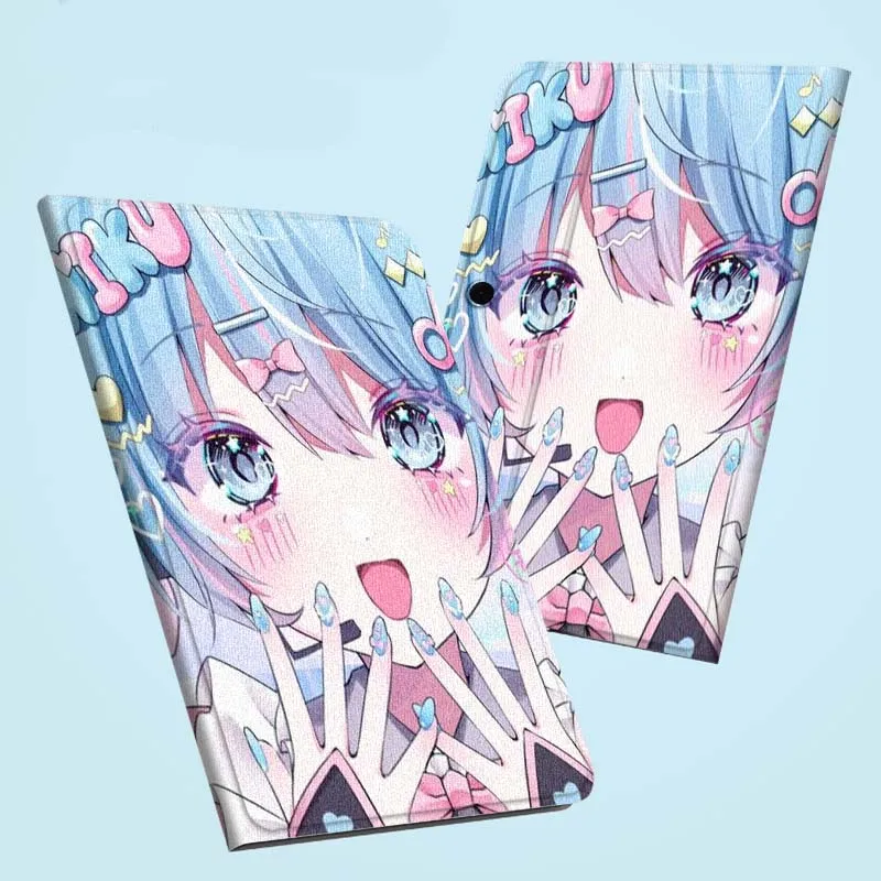 

Rem Anime Beautiful For OPPO Pad 2 3 4 Neo Air SE X Pro 10.36 11 11.4 11.61 12.1 13.2 Inch 2025 Foldable Tablet Case