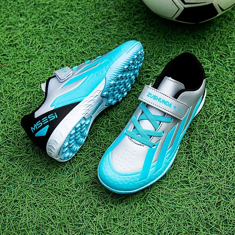 Top Quality Kids Original Sneaker Football Shoes Society Cleats Indoor Non Slip Training Football Boots Boy Fast Soccer Shoes