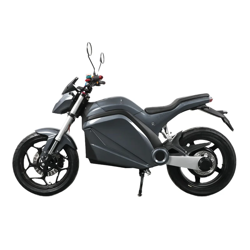 Front and Rear Disc Brakes with Shock Absorption  Stable and Comfortable 2000w Battery Electric Motorcycle