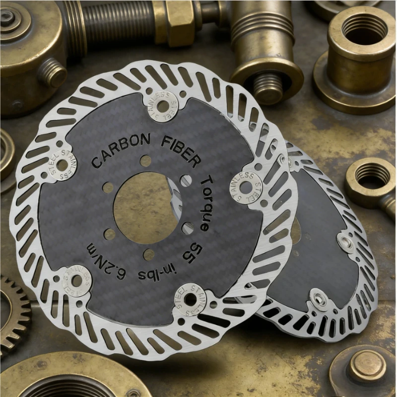 

Carbon Fiber Ultra-light Six-bolt Center Lock Disc | 140/160mm Road Mountain Bike Brake Parts