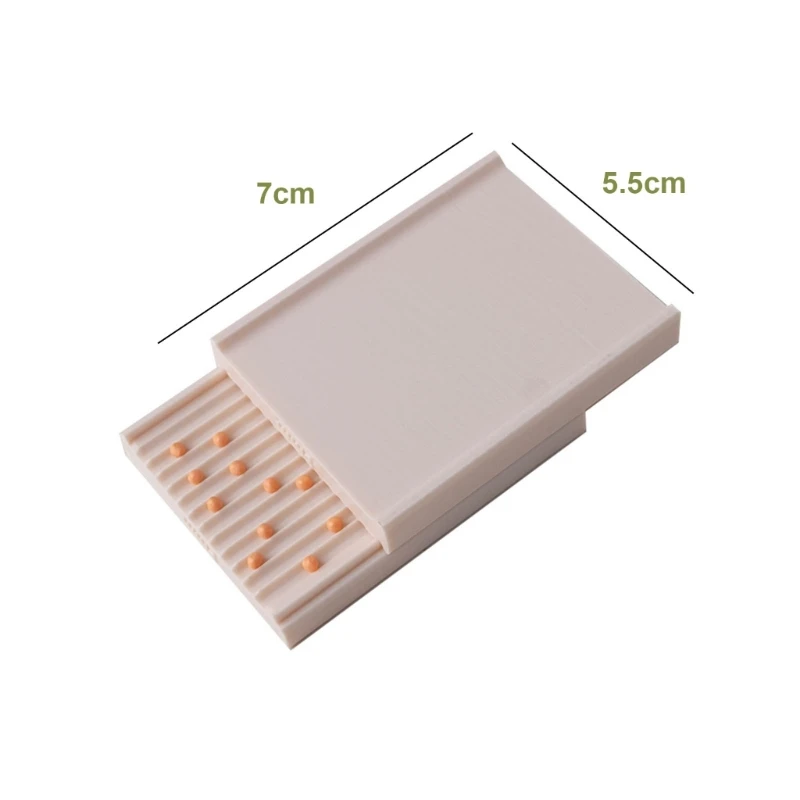 Small Clay Ball Shaper for Flower Making and Miniature DIY Crafts, Plastic Roller Tool with Sliding Press Cover and Multi Size