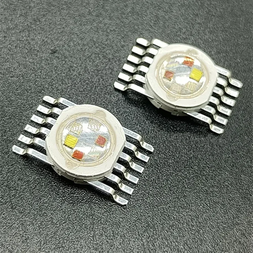 5PCS Stage Lighting RGBW (RGB+W+UV) 4*5W 15W LED Lamp Emitter Diodes For Stage Lighting High Power LED 45mil Epistar LED Chip