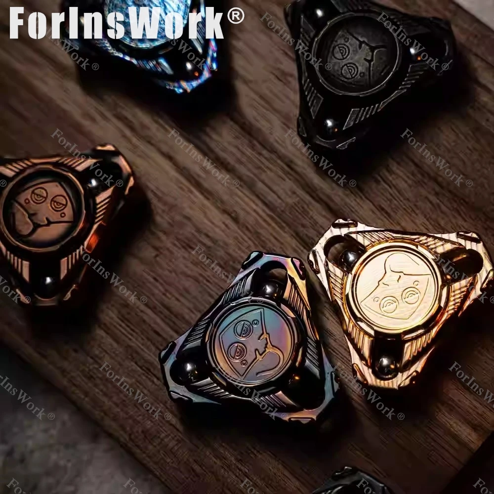 Manta Desian à 9 mains, Version à trois feuilles, Fidget Spinner EDC, jouet anti-Stress pour grands garçons