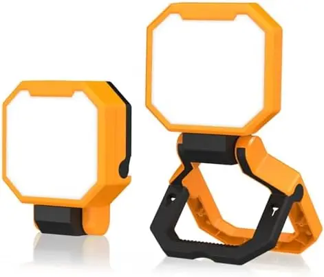 

HYPERLITE 2-Pack 40W 4000LM Rechargeable Work Light – Portable Magnetic Mechanic Light for Car Repair, Camping, Emergency – Vale