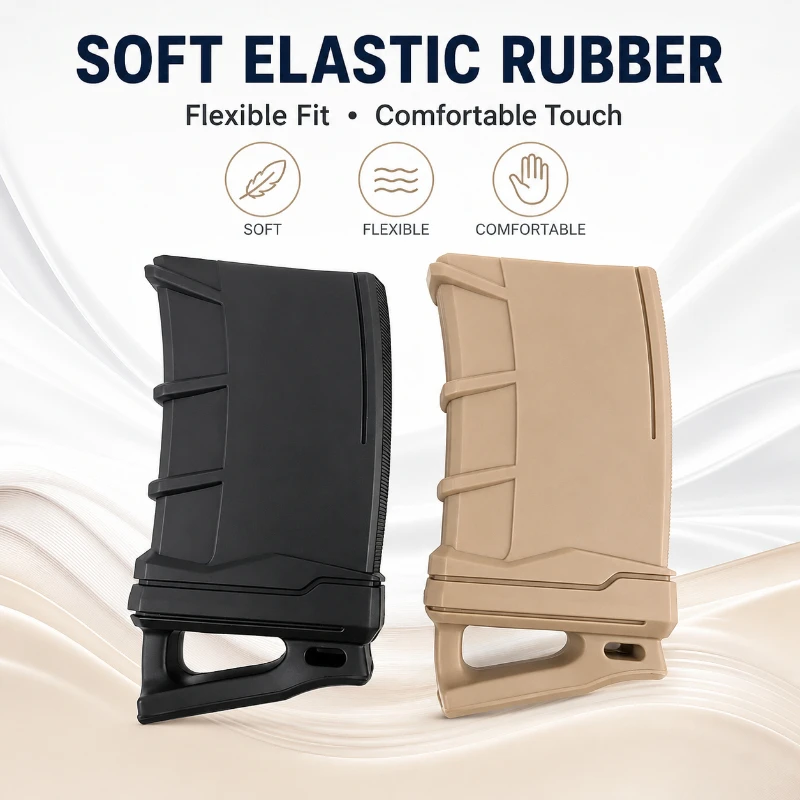 Soft Rubber Anti-slip Quick Pull Sleeve Hobby Model Magazine Protective Cover Decor Parts