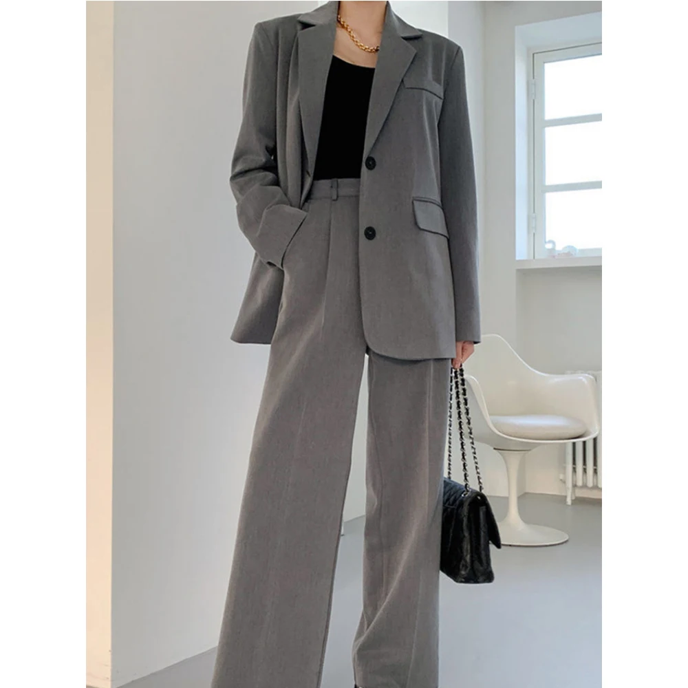 Winter Clothes for Women Velvet Two-piece Single-breasted Business Casual Elegant Suit Sets of Women 2 Pieces Elegant Pants Pant