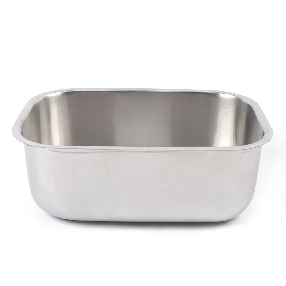 حوض القافلة الجمالي الحديث ذو اللون الفضي والخطوط الناعمة المزج في الداخل RV، مقاس 12.68.664.72 بوصة، مناسب للمركبات الترفيهية #5