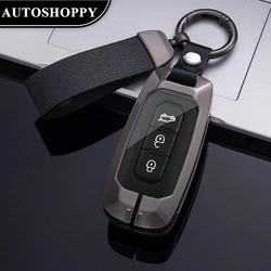 3 Buttons Metal Alloy Car Key Case Cover Shells For Ford Lincoln ExplorerF G Paragrap Jiangling JMC Territorial Accessories