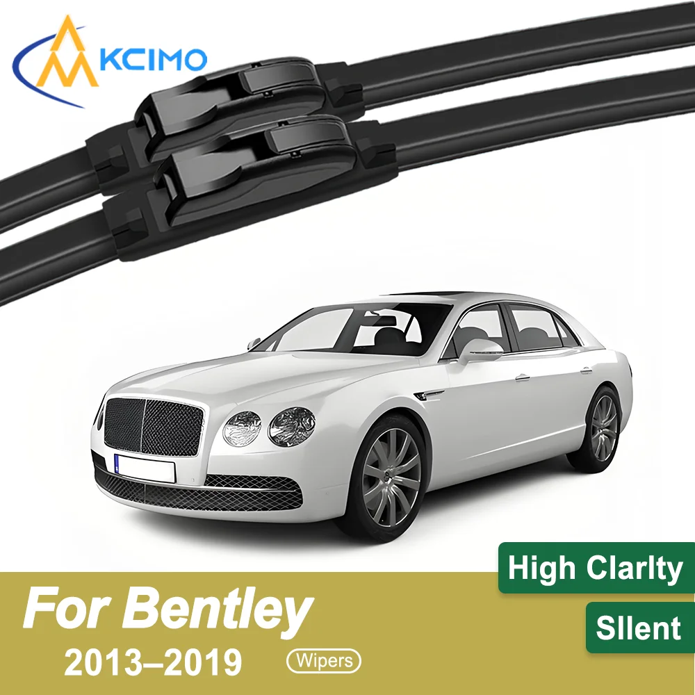 

Crystal Clear Driving 2PCS Windshield Wiper Blades for Bentley Flying Spur 2013–2019 All-Weather Reliability Durable & Safe