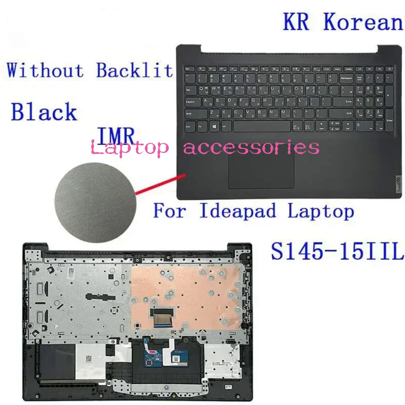 Korean Keyboard With C Cover Upper Case Palmrest Shell for Lenovo IdeaPad S145 15 15IIL Laptop 5CB0W45573