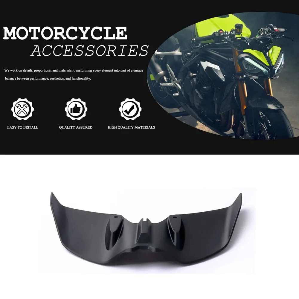 For Street Triple 765RS Front Spoiler Lower Spoiler Lower Lip Speed Triple 1200RS GP Wing Downforce Naked  Frontal Spoilers