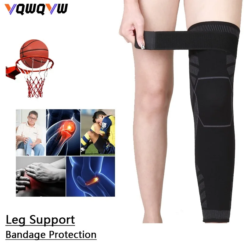 

1Pcs Compression Leg Sleeves with Knee Pad for Basketball Volleyball Football Running Riding Fitness Arthritis Joint Pain Relief