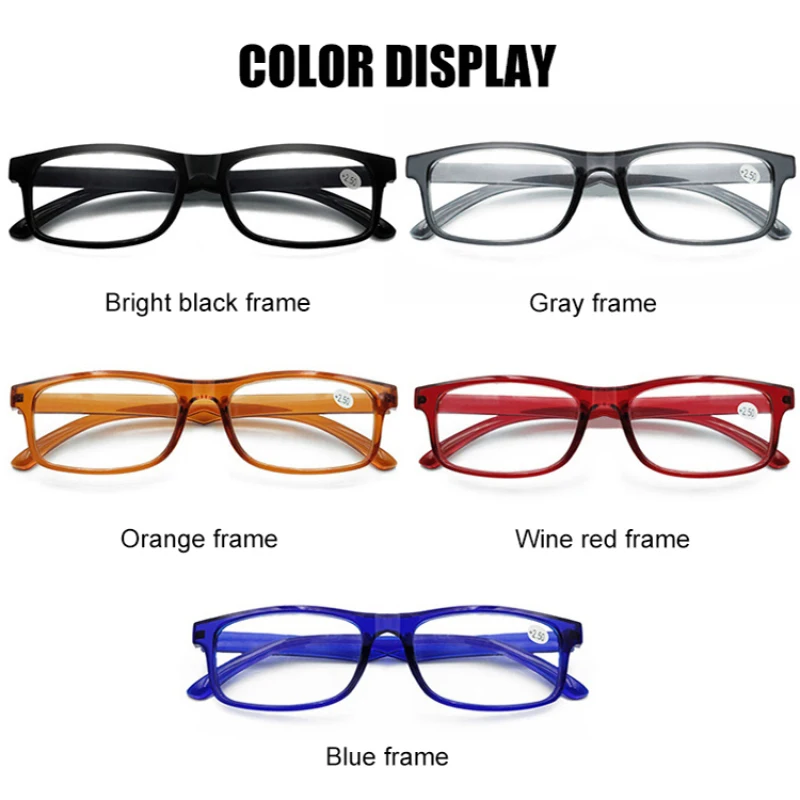Anti Blue Light Multifocal Presbyopia Glasses Ultralight Frame Autofocus HD Lens Unisex Elderly Correction Eyewear for Reading