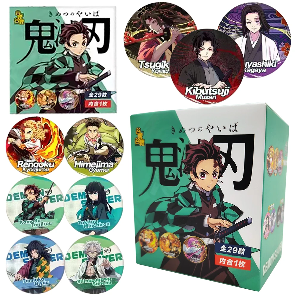 

Demon Slayer Children's Collection Christmas Brooch Gifts Japanese Adventure Anime Peripheral Creative Badge High Quality Toys