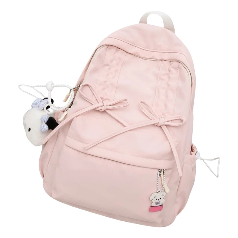 E74B Ransel Busur Cantik Ransel Daypack Kasual Ransel Travel Ransel Sekolah Siswa