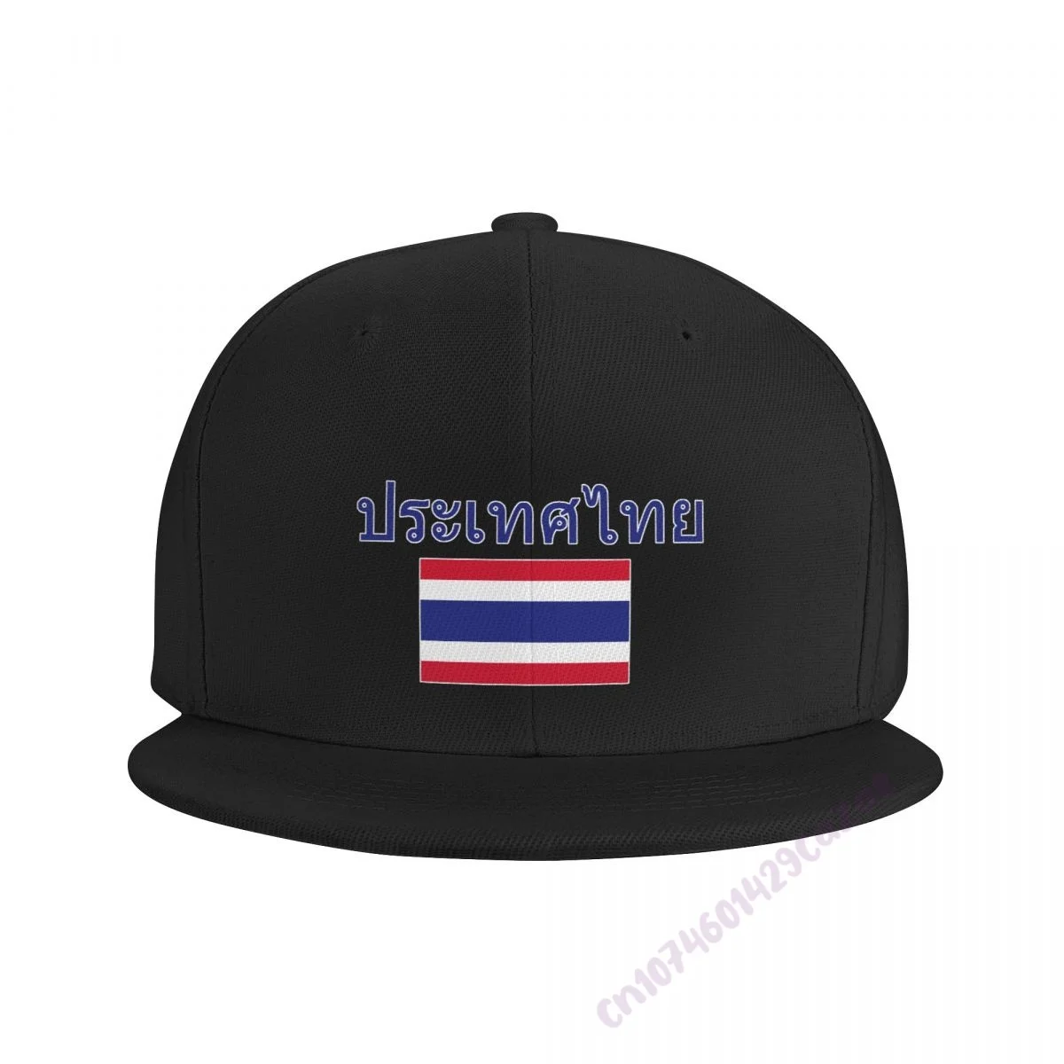 Thailand Flag Flat Brim Baseball Cap Breathable Adjustable Men Women Outdoor Hip Hop Hat For Gift