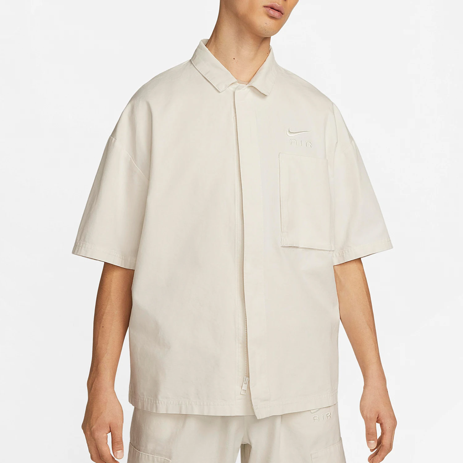 

Новая летняя мужская свободная повседневная рубашка Nike Authentic с круглым вырезом и короткими рукавами DX7869-133