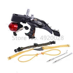 Big Power New Fishing Slingshot with Laser Outdoor Hunting Catapult Outdoors Fishing Compound Bow Catching Fish