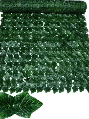 Artificial Ivy Hedge Green Leaf Fence Panels Faux Privacy Fence Screen for Home Outdoor Garden Balcony Decoration