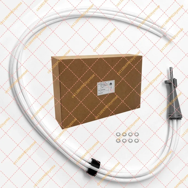 FY Replacement Tube Set for AD5X 4-Color 3D Printer, 4-in-1 Out PTFE Filament Hub Connector with Screws, Feeding Pipe Kit