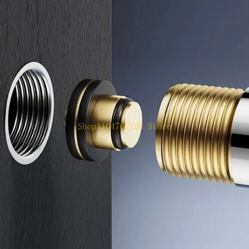 Drain Sealing Insert Check Valves with Metal Body and Rubber Washer for Bathroom Sink, Tub and Floor Drain Repair and