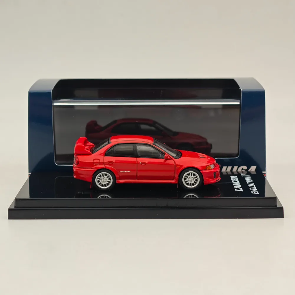 Hobby Japan 1:64 Lancer GSR Evolution V (CP9A)1998 met Mud Flap Palmer Red HJ 642032 AR gegoten modelauto beperkte collectie