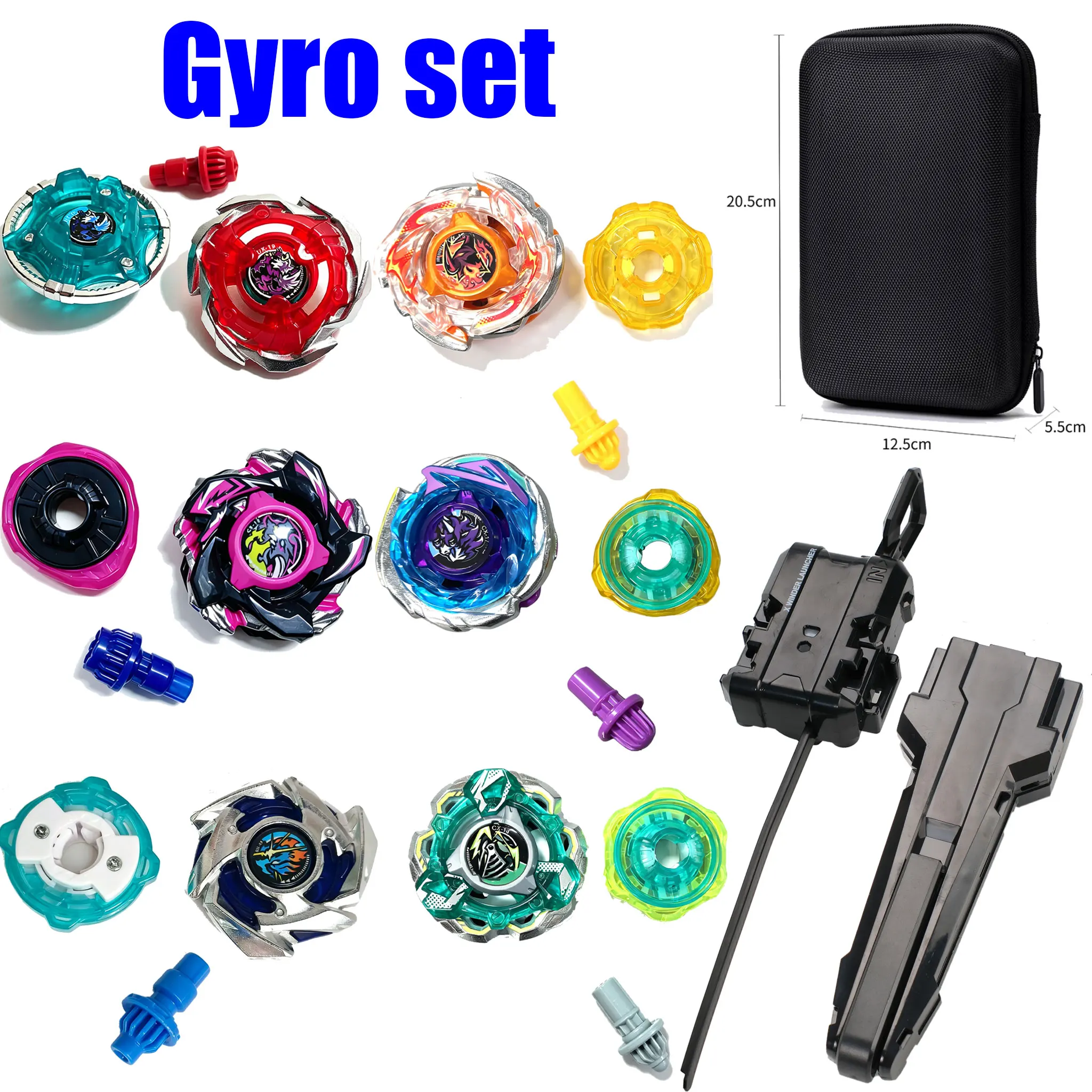 Kreisel-Kampfspielzeug Gyro-Set UX19 CX13-1 BX49 CX15 CX17 CX14 Sender-Griff Geschenk