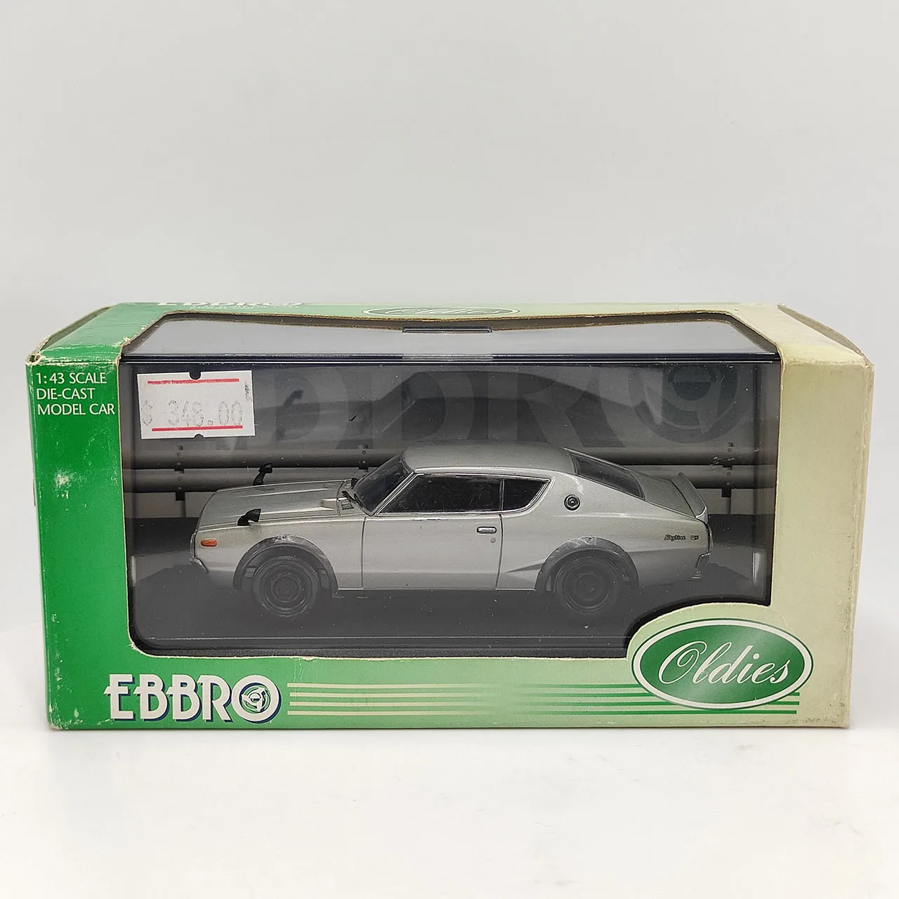 Defektes Diecast EBBRO Maßstab 1:43 SKYLINE GT-R Silberlegierung Automodell Sammlerspielzeug Geschenk Souvenir Display Ornament