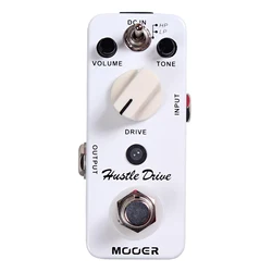 MOOER Hustle Drive Distortion Pedal, Electric Guitar Distortion Pedal, 2 Work Modes: High/Low Peak Mode