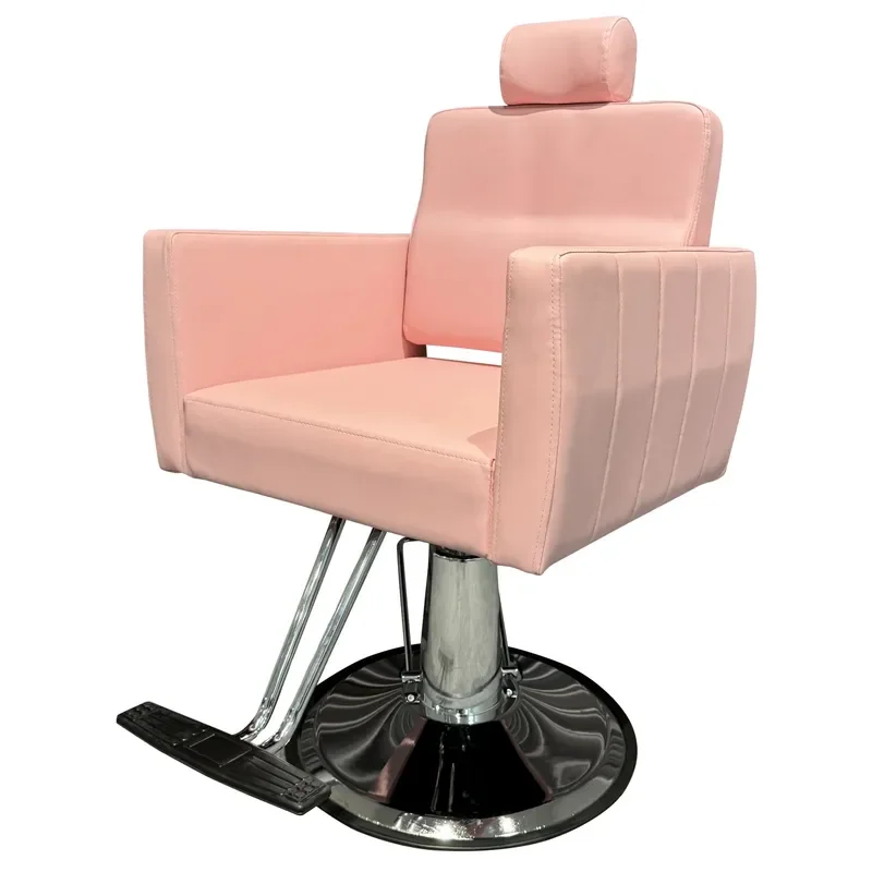 Adjustable Swivel Salon Chair Black Hydraulic Styling Seat for Haircut Dyeing Ironing Beauty Shop Furniture Wholesale