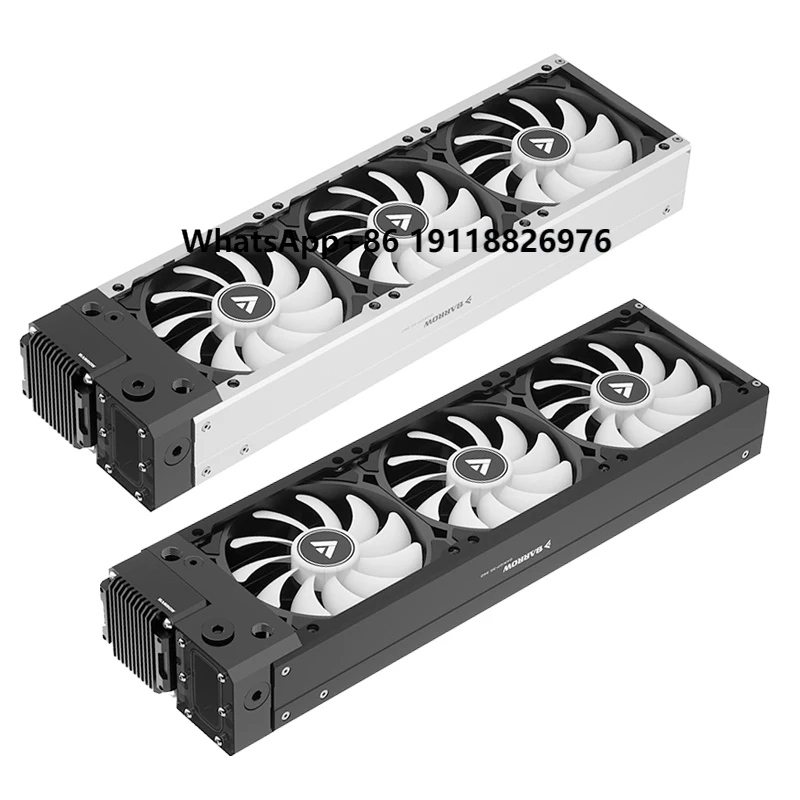 

BARROW AIO Integrated Pump 360 Radiator Fan Kit for Water Cooling System Liquid Cooler, ITX Case Integration Solution