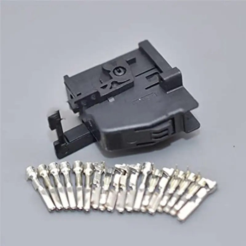 ABKQ-Automotive Wire Harness Cable Connector 18 Pin Car Electric Instrument Plug 10 Sets For T5 1-1355350-1