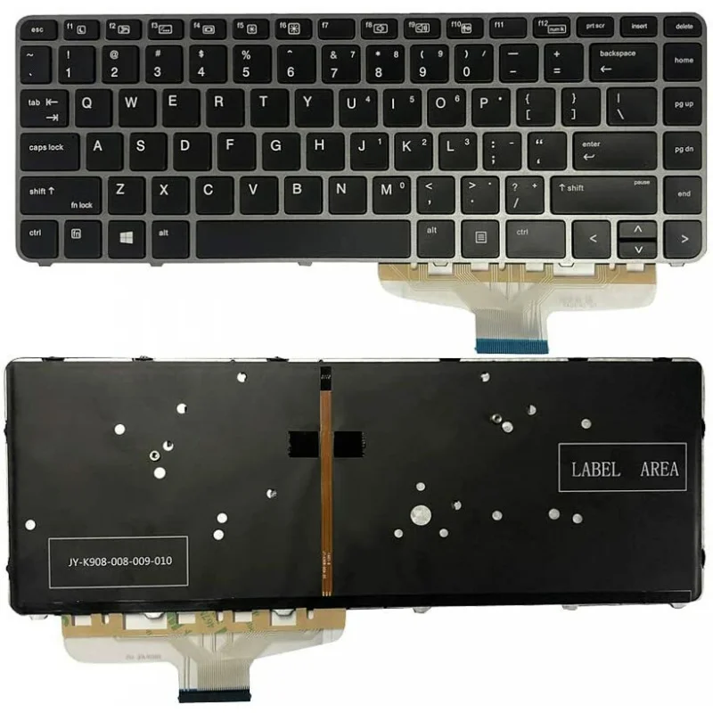 H 818252-001 FOR HP Elitebook Folio 1040 G3 Laptop Backlit Keyboard