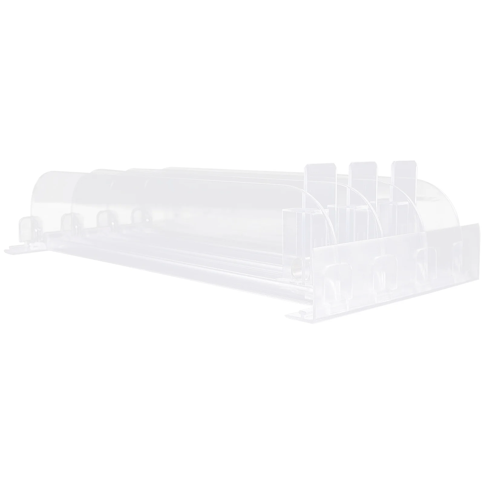 3 قطعة رف انتهازي الرف البلاستيك انزلاق المنظم للثلاجة الصودا موزع شرب يمكن تخزين الحل تركيبات المطبخ