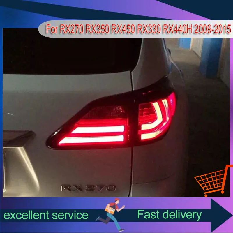 

Car Styling for Lexus Taillights RX270 RX350 RX450 RX330 RX440H 2009-2015 Tail Lights Refit Dynamic Turn Signal LED Accessories