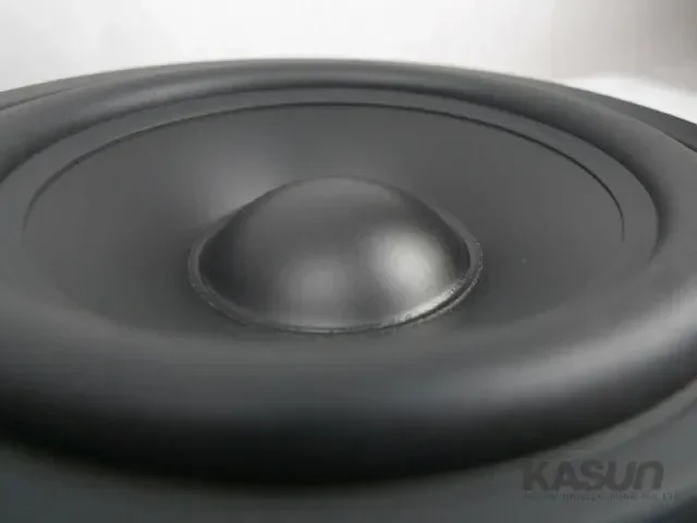 1 шт. Kasun QA-5101F 5-дюймовый драйвер среднего диапазона динамика, черный полипропиленовый конус, экранированный, 8 Ом, 90 Вт, Fs = 65 Гц, наружный диаметр = 147 мм
