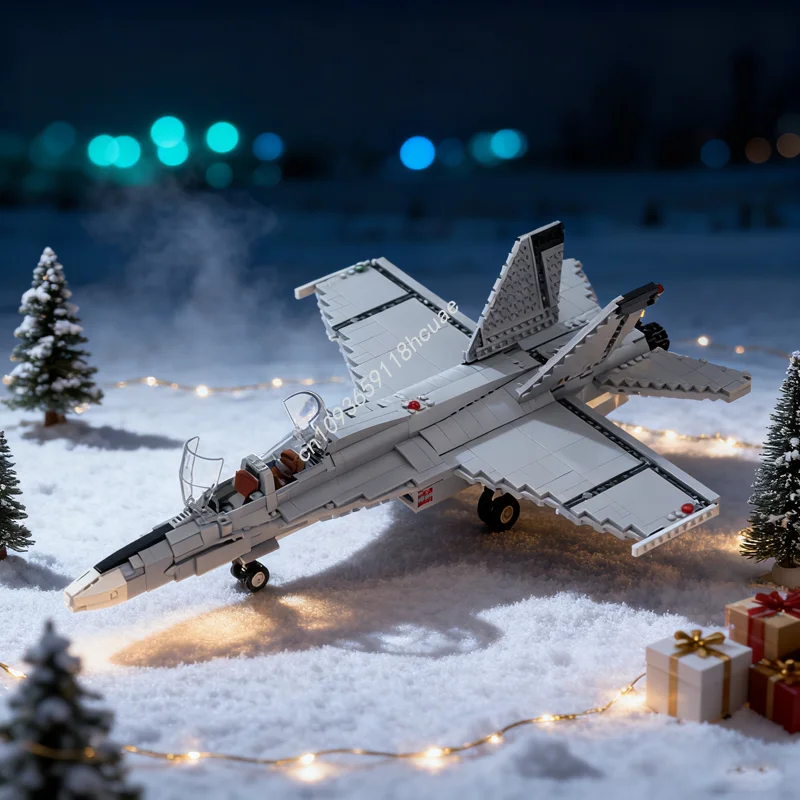 

1729 шт. MOC F A SUPER Hornet Creatored модель строительные игрушечные блоки архитектура сборка Рождественский подарок DIY творческая идея кирпич