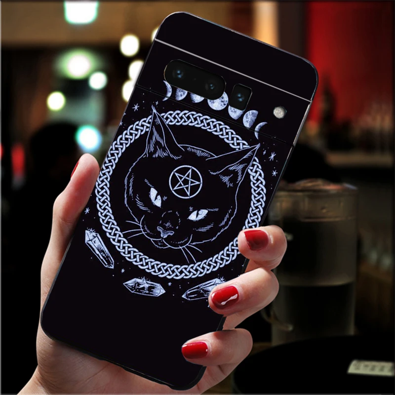 Witches moon Tarot Witch Ouija Phone Case for Google Pixel 8 Pro 7 Pro 7a 6A 6 Pro 5A 4A 3A Pixel 4 XL Pixel 5 6 4 3 3A XL