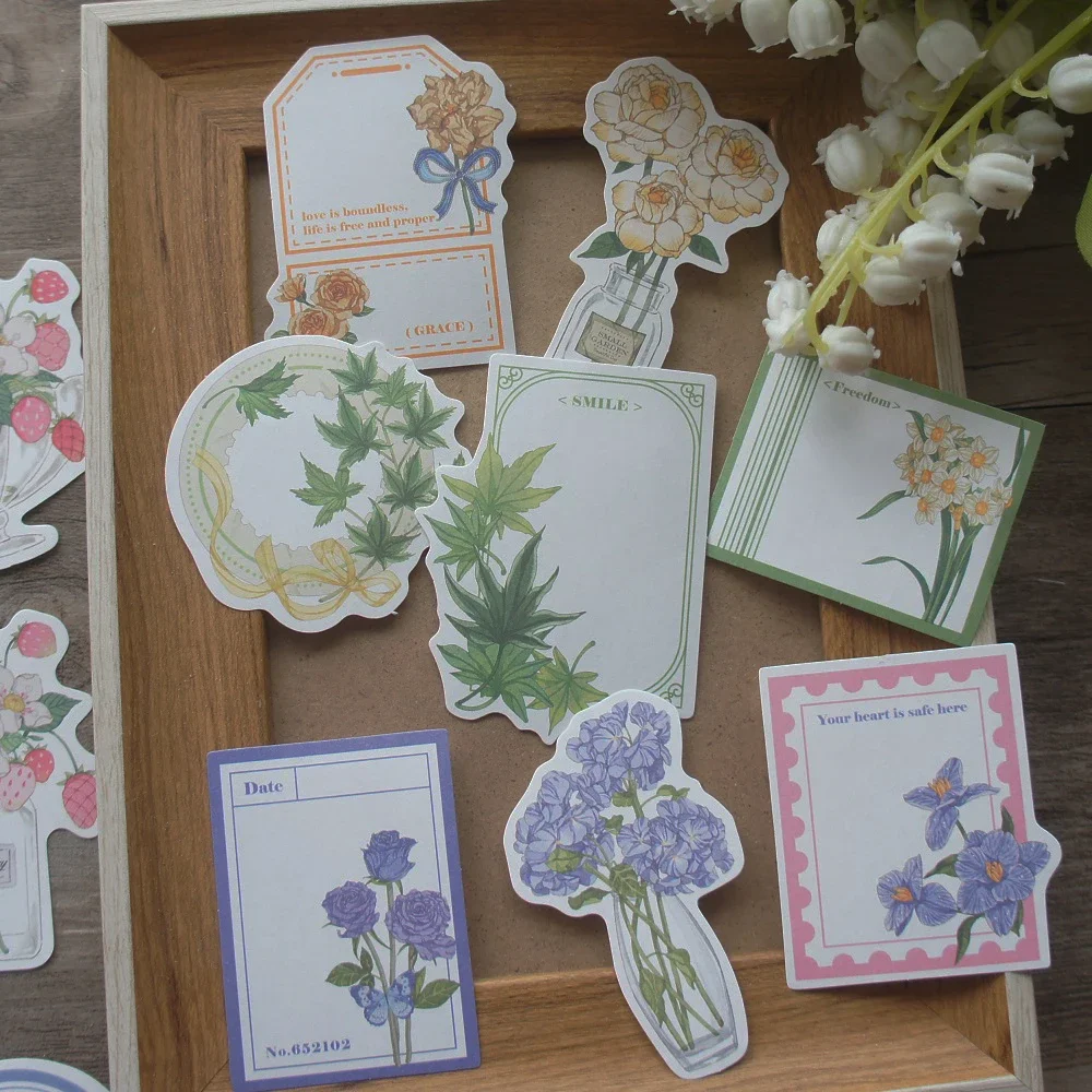 

30pcs Those Flowers By The Window Are Beautiful Design Translucent Paper Creative Craft Paper Background Scrapbooking Gift Use