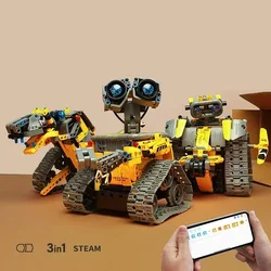 3 in 1 APP RC Technical Blocks Miniso Wall E Robot Brick Space Droid Model Building Toys Friends Gift Birthday Christmas