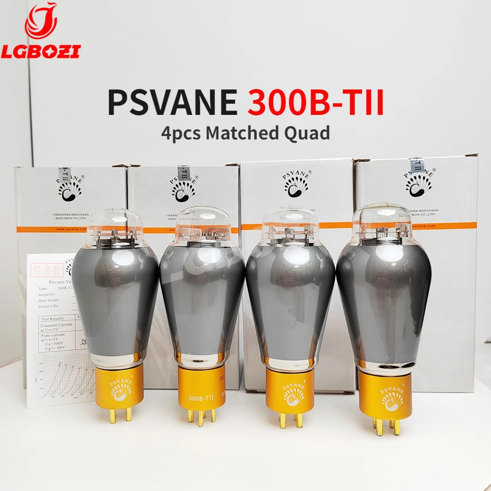 

PSVANE 300B-TII Vacuum Tube Classic Alternative 300B WE300B Tube Amplifier Original Matched Quad Bluetooth Amplifier