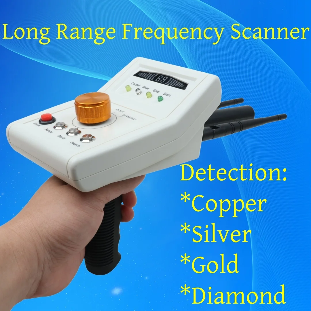 Long Range Gold Silver Copper Diamond Gemstones Metal Detector Search Range 1000M  Depth 25M Frequency Locator