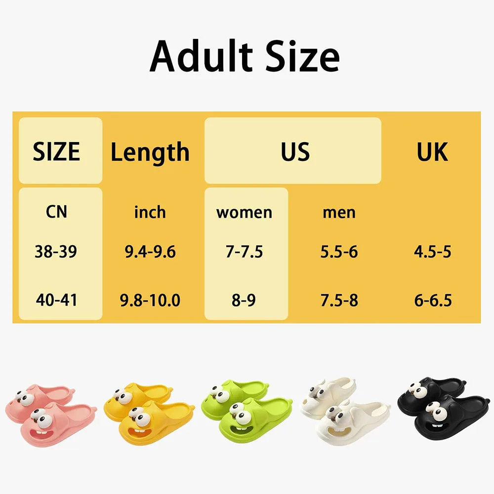 Women Shoes Summer Beach Cloud Big Eyes Dog Cartoon Cute Kawaii Slides Sandal Funny Flip Flops Soft Sole Non Slip Женские