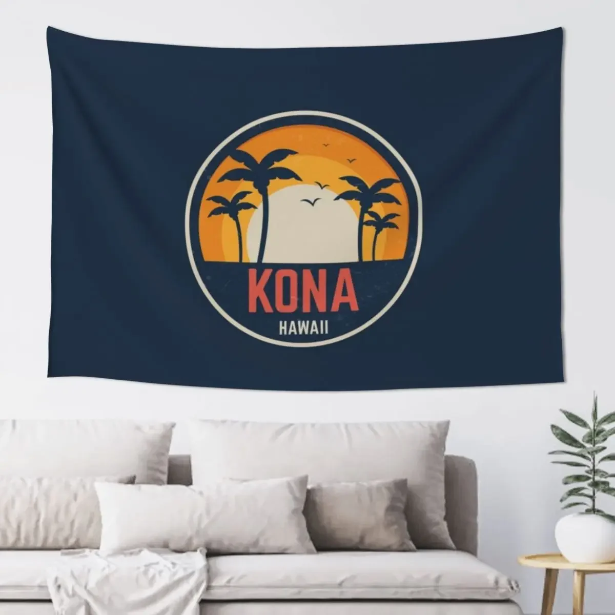 

Kona Hawaii Tapestry Living Room Decoration Aesthetic Room Decors House Decor Tapestry