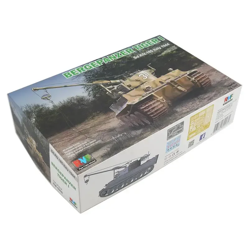 RMF RM5008 1/35 Bergepanzer Tiger I Sd.Kfz.185 Italy 1944 Model Kit