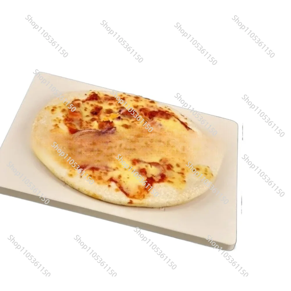 Food Grade Cordierite Pizza Stone - Round Square Rectangle BBQ Oven Baking Plate For Cheese