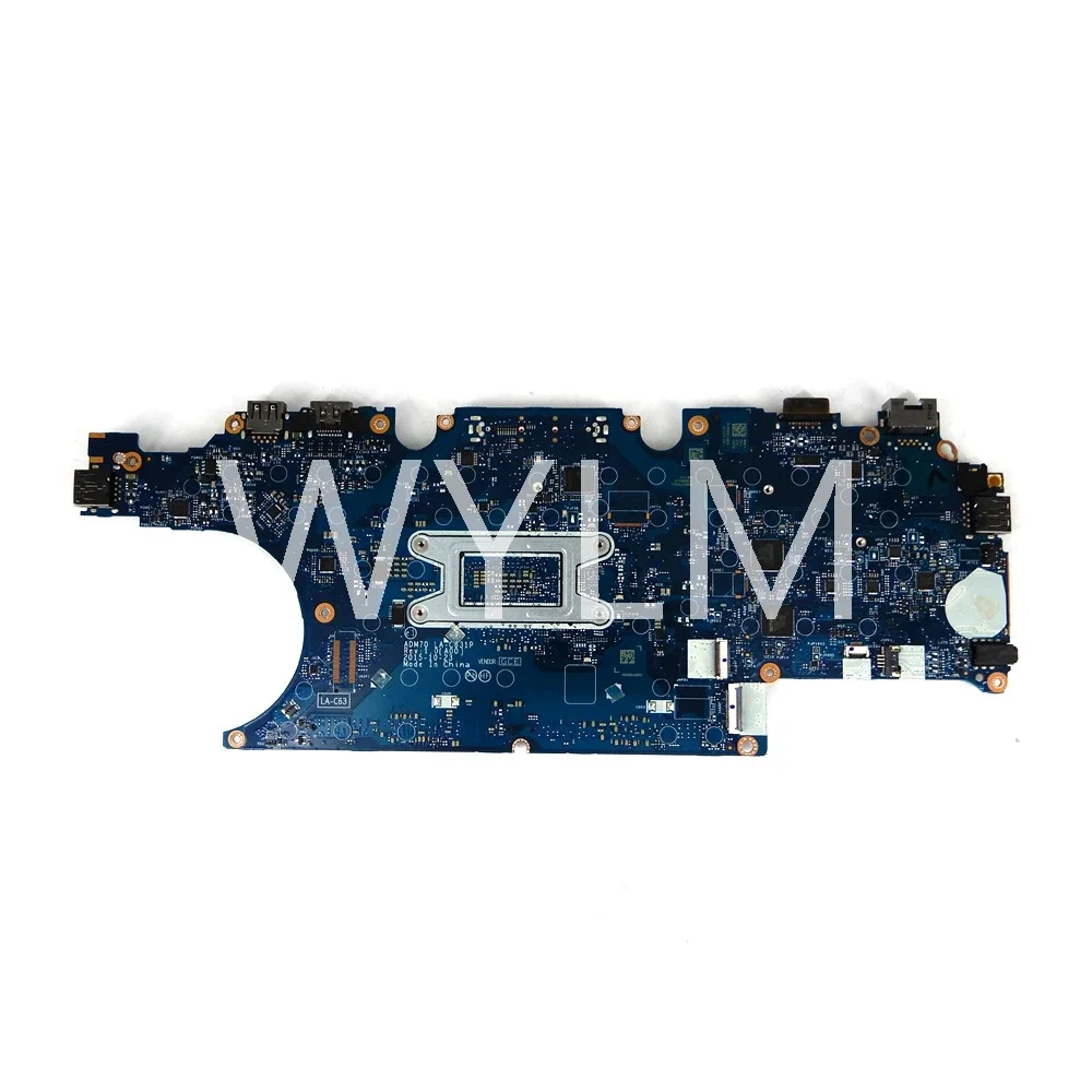 LA-C631P i3 / i5 6th CPU Laptop Motherboard For Dell LATITUDE E5470 5470 Notebook Mainboard CN- 0HCP0K Tested Working Well