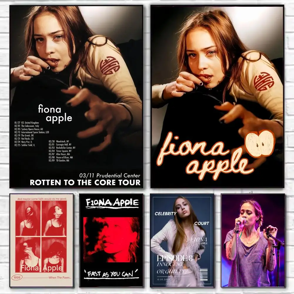 Singer Fiona Apple Poster HD Art Decorative Wall Art Waterproof Home Décor for Living Room Bedroom Café Stylish Gift